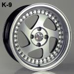 K-9
15"X8.0"
BLACK/MACH. FACE

